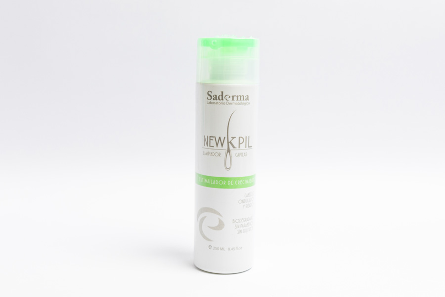 Saderma Newkpil Limpiador Capilar Estimulador de Crecimiento Cabello Ondulado y Rizado